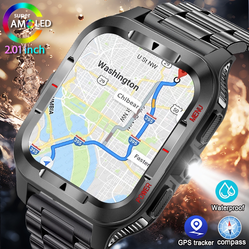 Smartwatch Watches For Men With Gps - Jam Tangan Pintar Olahraga GPS Baru