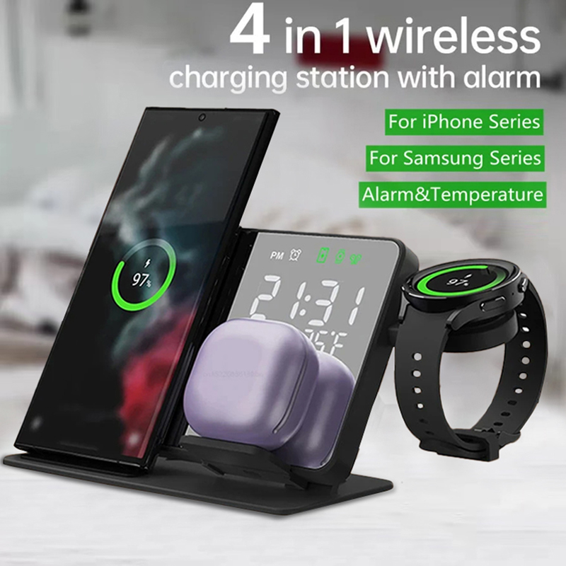 Iwatch Smartwatch - Stasiun Pengisian Daya Nirkabel 4 in