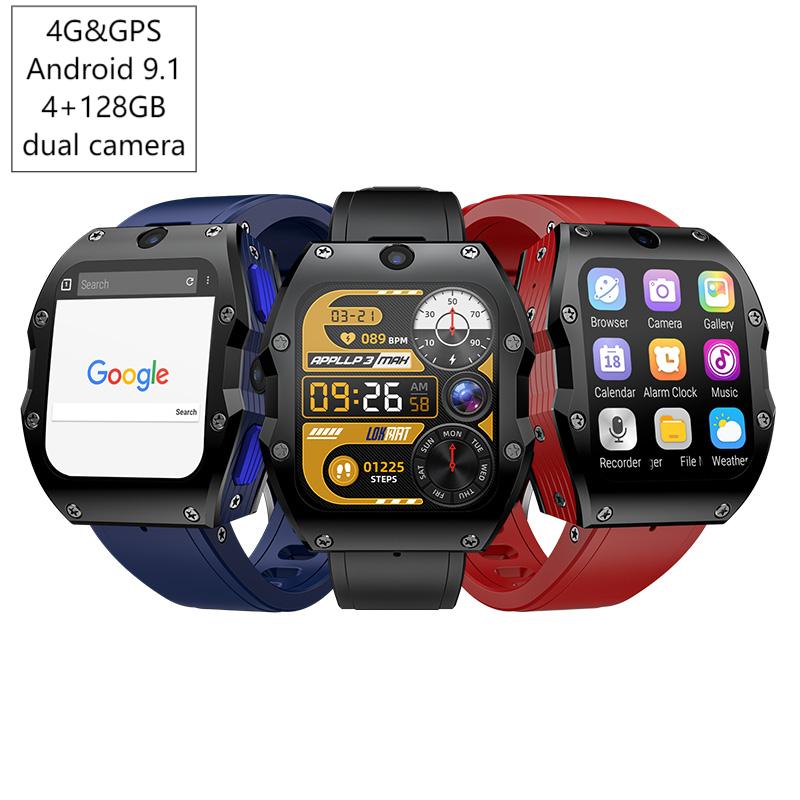 Watch Smart Smartwatch - Smartwatch Android 4G 4+128GB GPS Kamera