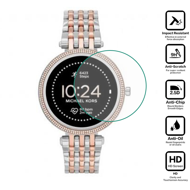 Smartwatch Watches Michael Kors - Film Pelindung Kaca Keras untuk Michael