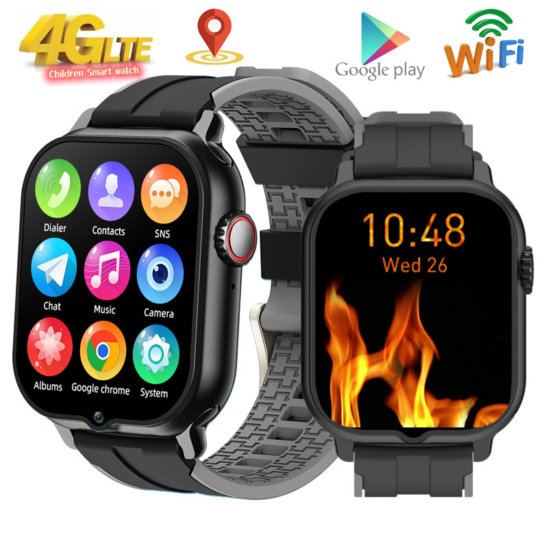 Smartwatch Watches For Kid Boy With Gps - 2024 jam tangan anak Android 9.0