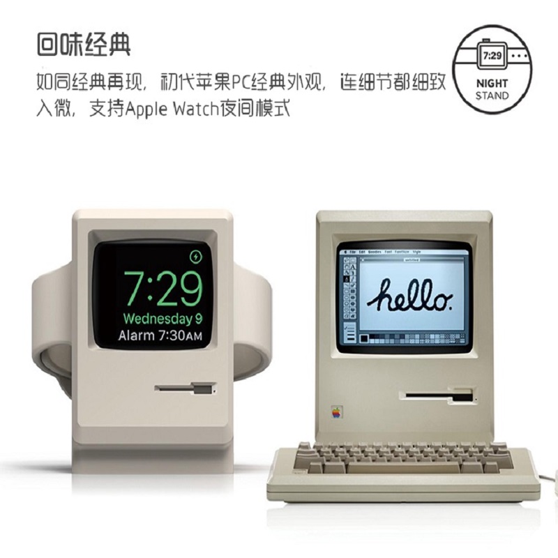 Watch Charging Dock - Stasiun Pengisi Daya Silikon untuk Apple