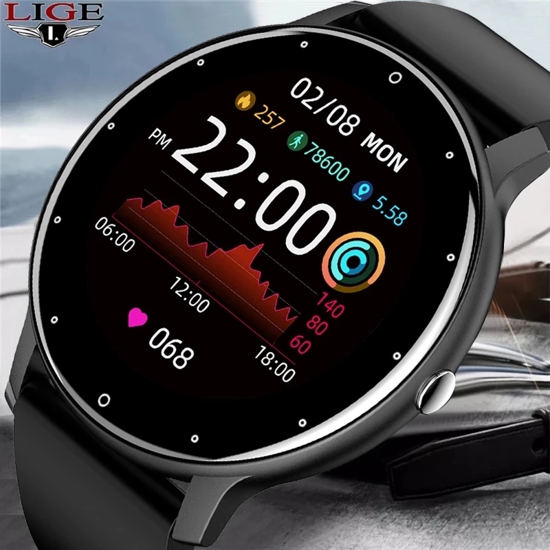 Smartwatch Watches For Mens - LIGE 2026 Jam Tangan Pintar Baru