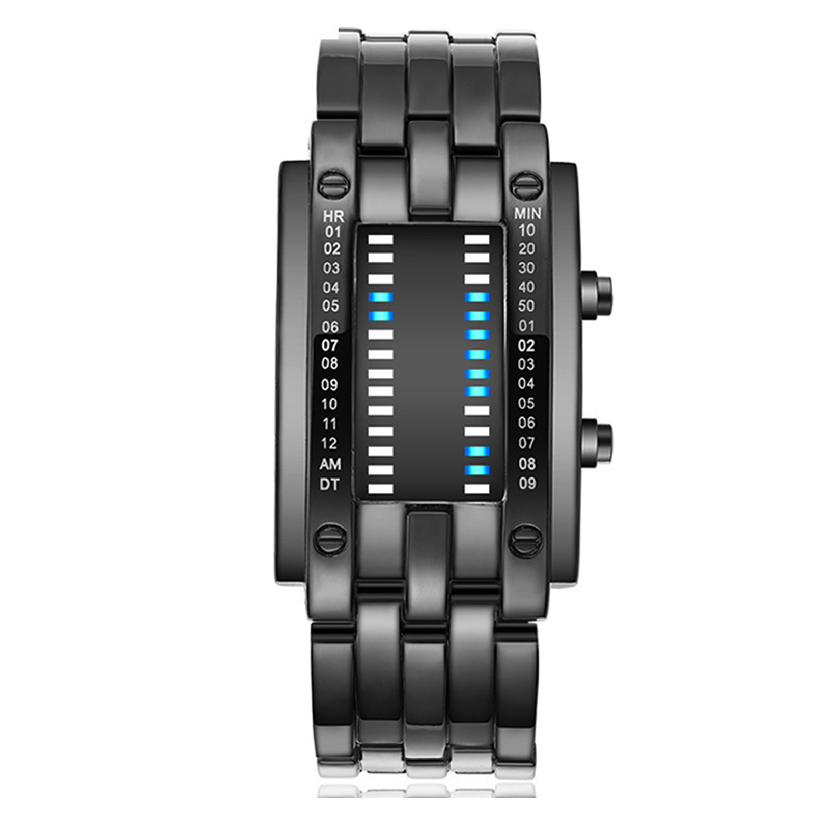 Smartwatch Premium Watches For Men - Jam Tangan Elektronik Digital LED Biru