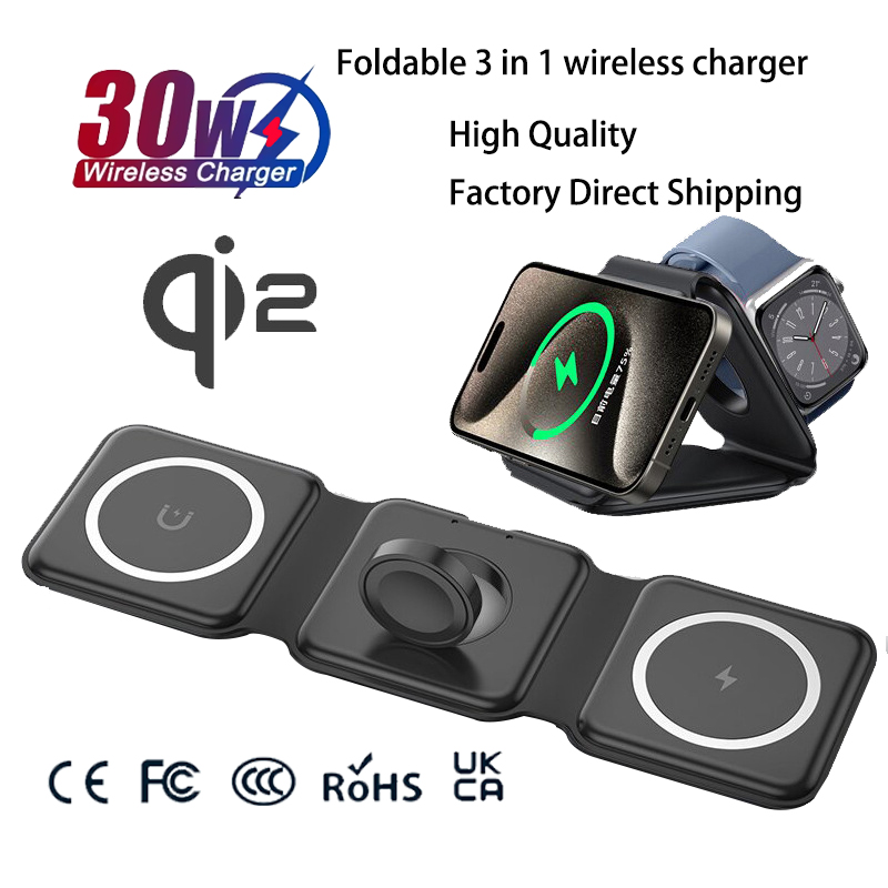 Smartwatch Watches For Iphone - Stasiun Pengisian Daya Lipat Magnetik Universal