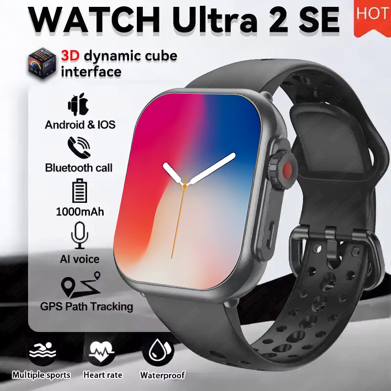 Smartwatch Watches For Men With Gps - Jam Tangan Ultra K62 Pria Wanita