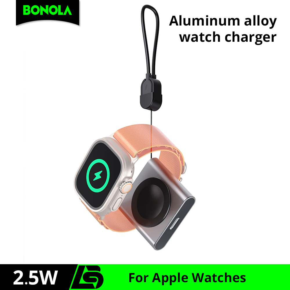 Smartwatch Watches For Iphone - Bonola Pengisi Daya Nirkabel Jam Tangan