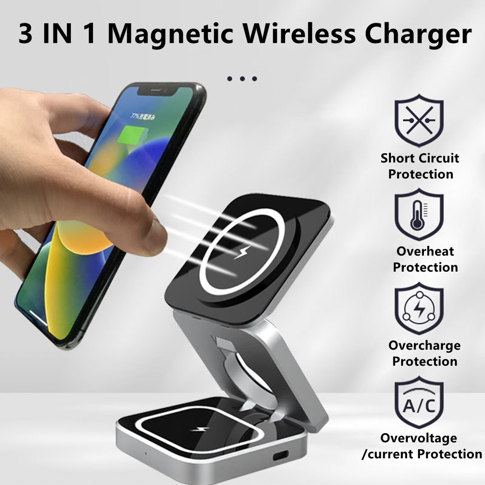 Smartwatch Watches For Iphone - Stasiun pengisi daya magnet magnet magnet