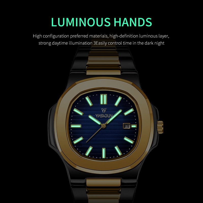 Jam Tangan Pria Fashion Square - Smartwatch Luxury Watches For Men ulasan dan harga