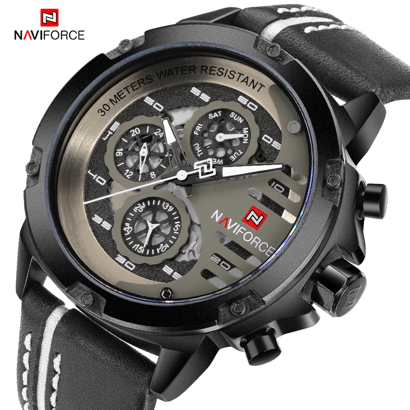 NAVIFORCE Jam Tangan Olahraga  - Smartwatch Luxury Watches For Men ulasan dan harga