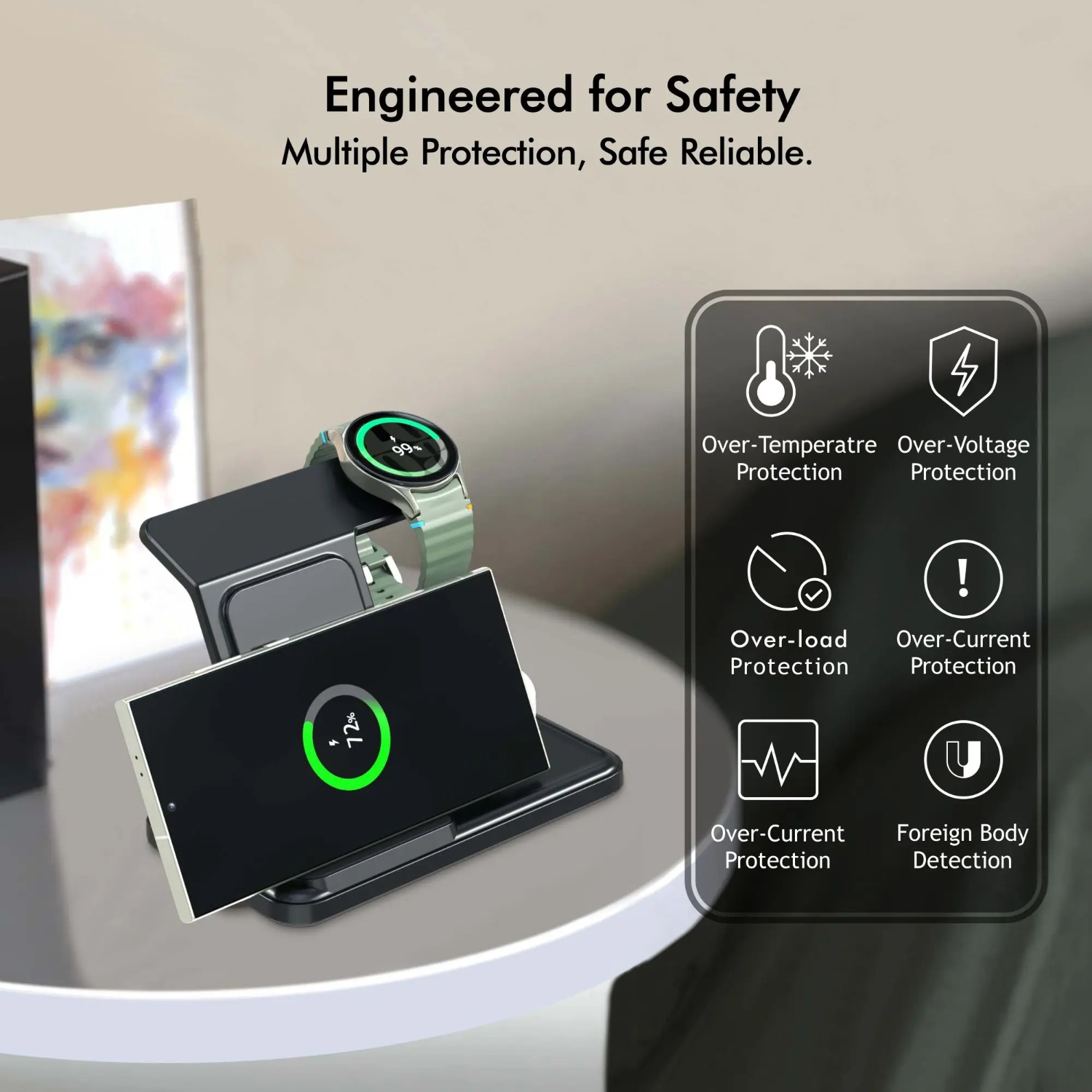 Stasiun Pengisi Daya Nirkabel  - Smartwatch Watches For Iphone ulasan dan harga