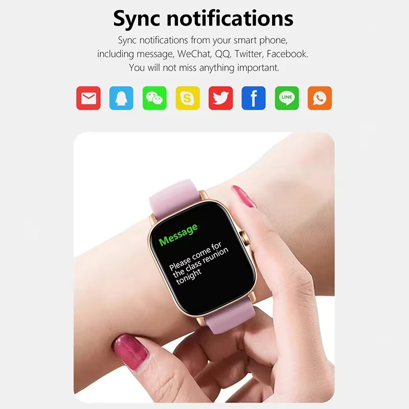 Jam Tangan Pintar Lenovo Sport - Smartwatch Health Watches For Women ulasan dan harga