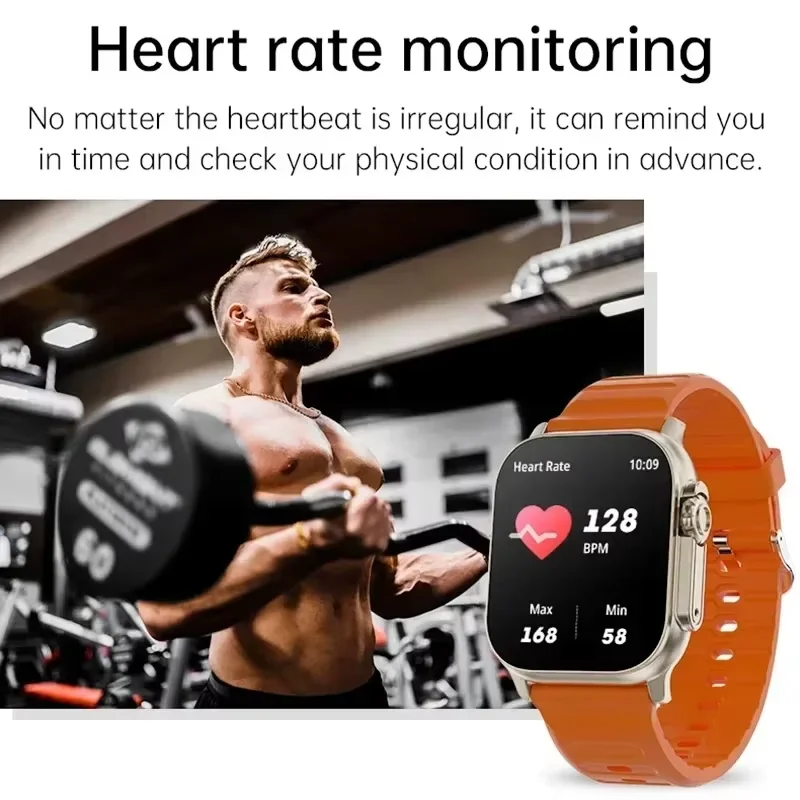 Jam Tangan Baru T10 Ultra Smar - Smartwatch Watches For Men With Gps ulasan dan harga