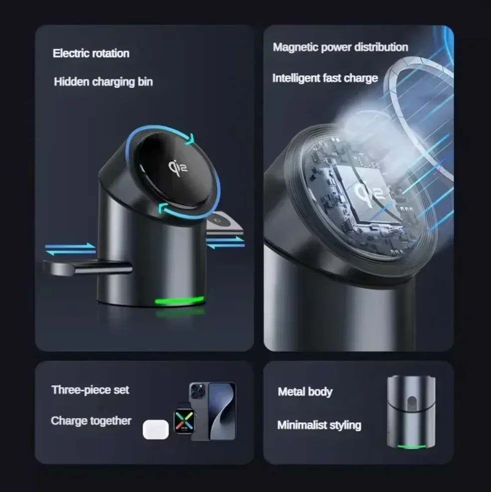 Pengisi Daya Nirkabel Magnetik - Iwatch Smartwatch ulasan dan harga