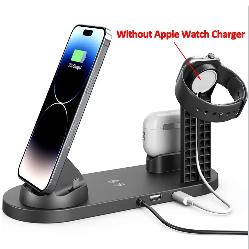 30W 7 in 1 Wireless Charger St - Smartwatch Watches For Iphone ulasan dan harga