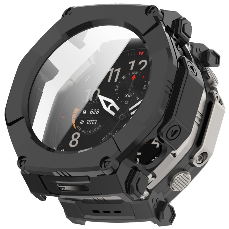 Casing PC + Kaca Antigores unt - Smartwatch Watches Amazfit ulasan dan harga