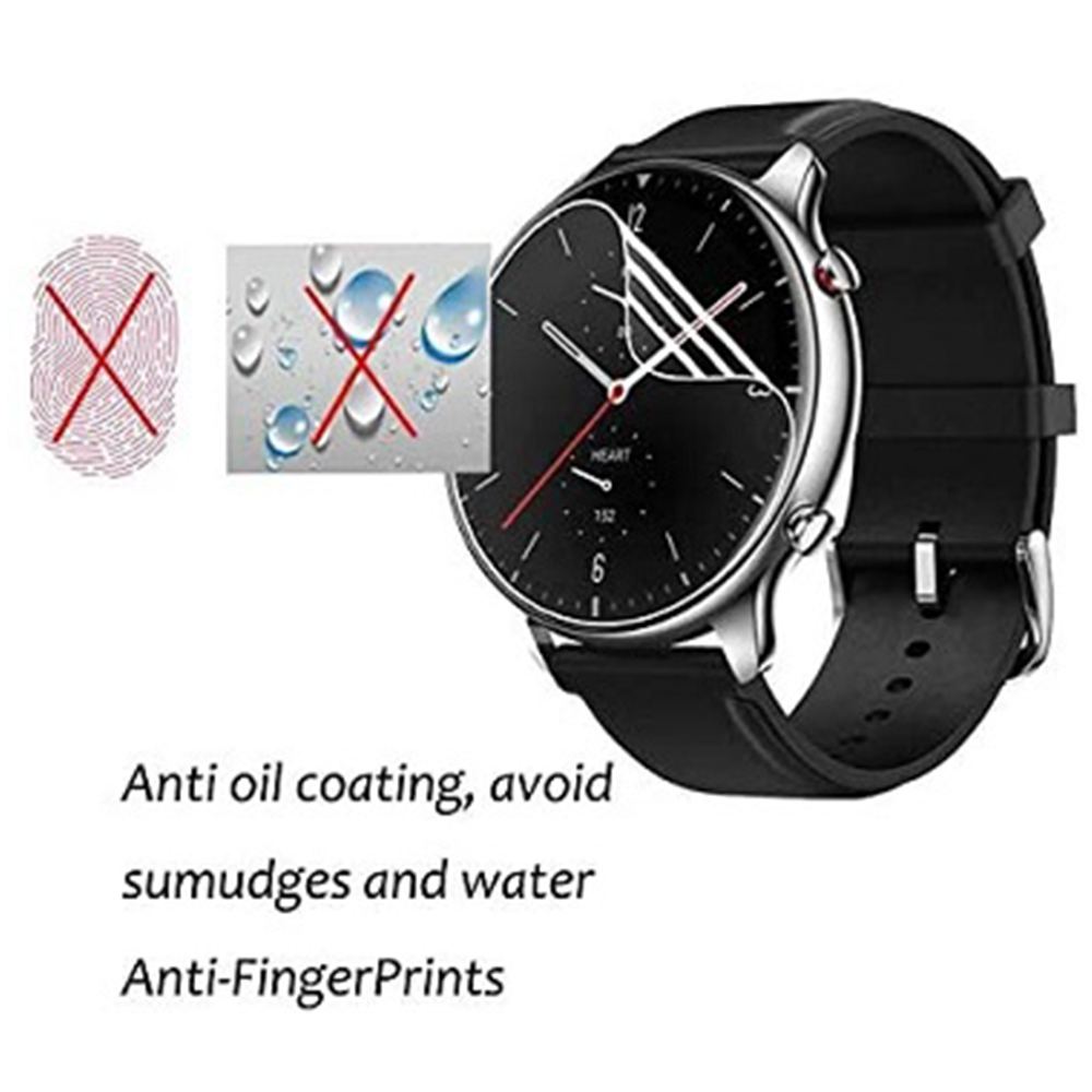 3/6 buah Film hidrogel transpa - Smartwatch Watches Amazfit ulasan dan harga