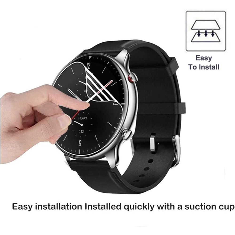 3/6 buah Film hidrogel transpa - Smartwatch Watches Amazfit ulasan dan harga
