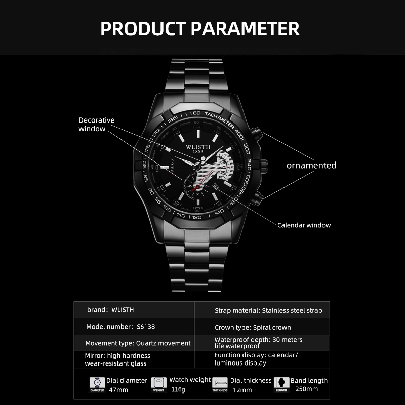 Jam Tangan Pria Bermerek Mewah - Smartwatch Luxury Watches For Men ulasan dan harga