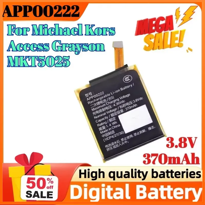 APP00222 Baterai Digital 3.8V  - Smartwatch Watches Michael Kors ulasan dan harga