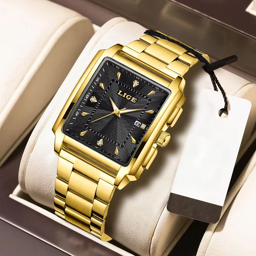 LIGE Jam Tangan Bisnis Fashion - Smartwatch Watches Brands For Men ulasan dan harga