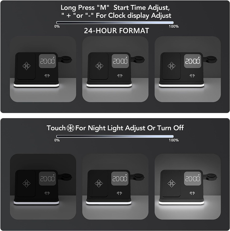 Dudukan pengisi daya nirkabel  - Smartwatch Watches For Iphone ulasan dan harga