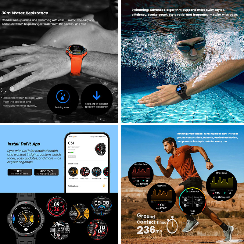 Jam Tangan Pintar GPS Militer  - Timex Watches Smartwatch ulasan dan harga