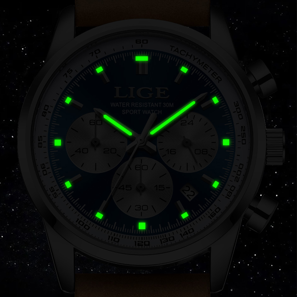 LIGE Jam Tangan Kuarsa Pria Be - Smartwatch Watches Brands For Men ulasan dan harga