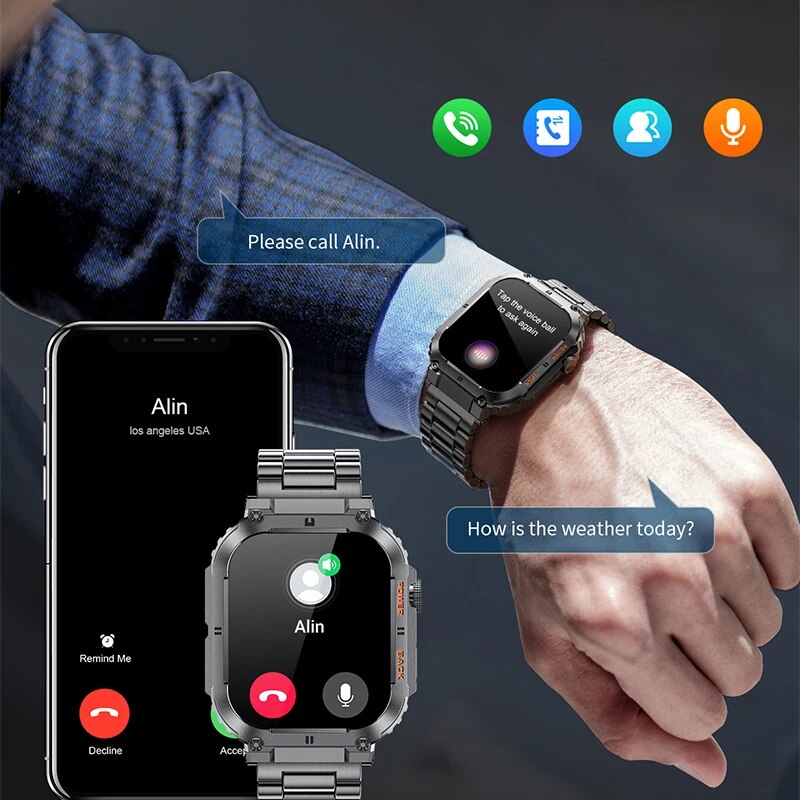 LIGE jam tangan cerdas pria, j - Smartwatch Watches For Mens ulasan dan harga