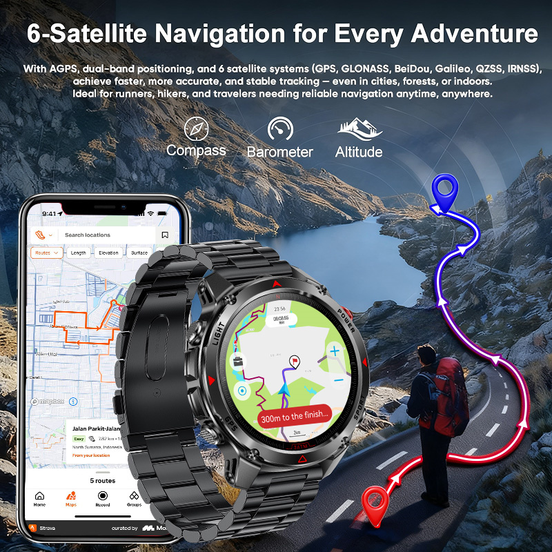 T-Rex 3 Pro Jam Tangan Pintar  - Smartwatch Watches For Men With Gps ulasan dan harga