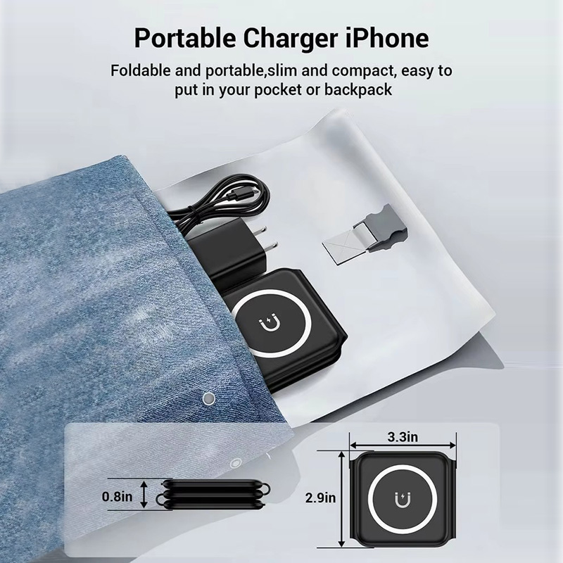 Pengisi Daya Nirkabel Lipat Ma - Smartwatch Watches For Iphone ulasan dan harga