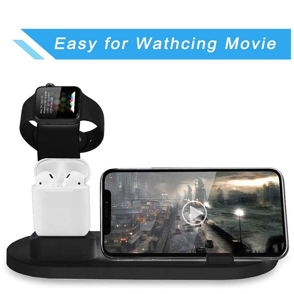7 in 1 Wireless Charger Stand  - Iwatch Smartwatch ulasan dan harga