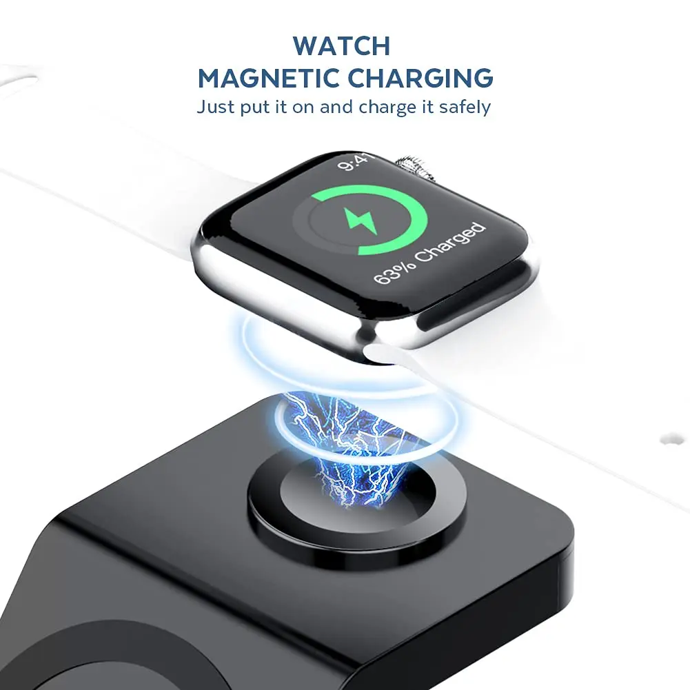Stasiun Pengisian Daya Nirkabe - Iwatch Smartwatch ulasan dan harga