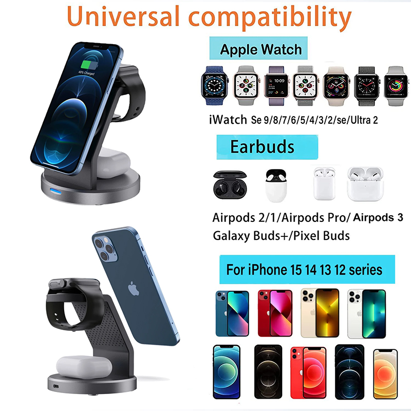 Stasiun Pengisian Daya Nirkabe - Iwatch Smartwatch ulasan dan harga