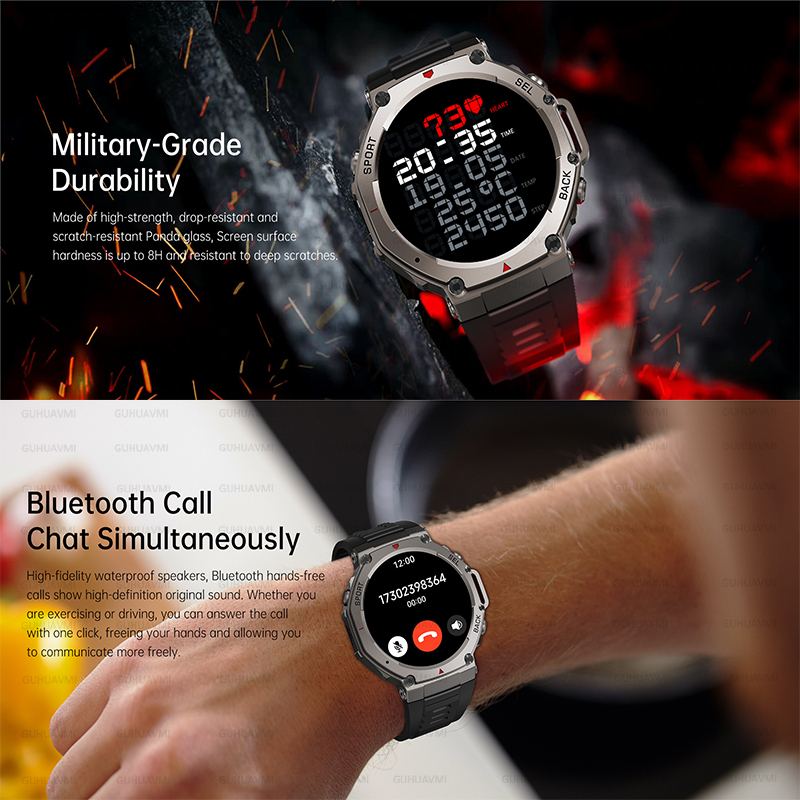 Jam Tangan Pintar Pria GPS Mil - Smartwatch Watches For Men With Gps ulasan dan harga