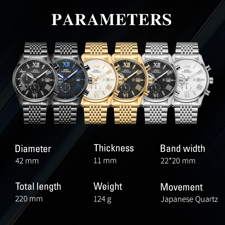 Jam Tangan Pria Forsining AF25 - Smartwatch Watches Brands For Men ulasan dan harga