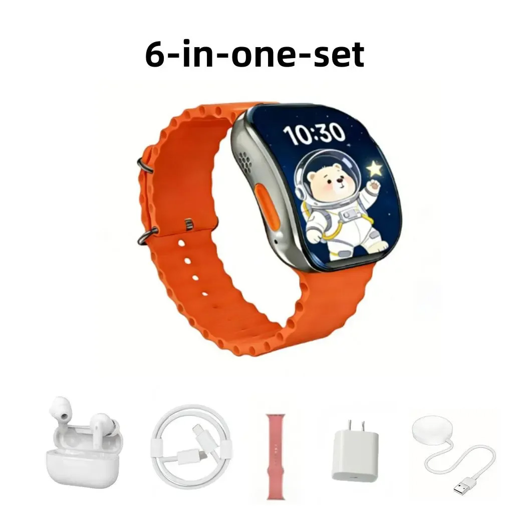 Set Smartwatch Premium 6-in-1  - Smartwatch Premium Watches For Men ulasan dan harga