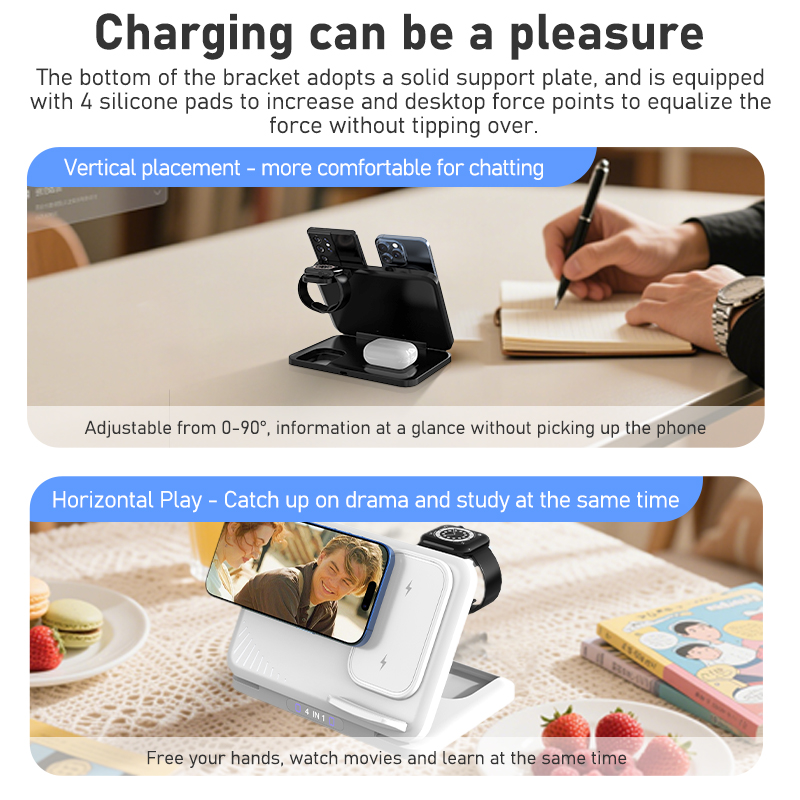 Stasiun Pengisi Daya Nirkabel  - Smartwatch Watches For Iphone ulasan dan harga