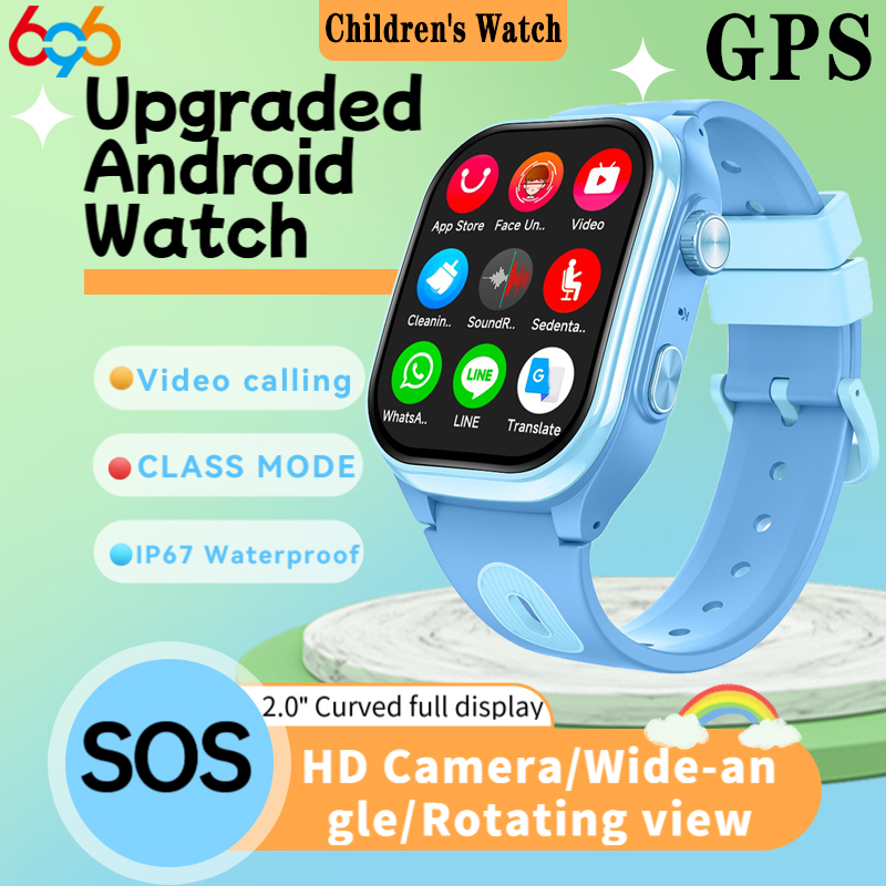 Jam Tangan Pintar Anak 4G 2+16 - Smartwatch Watches For Kid Boy With Gps ulasan dan harga