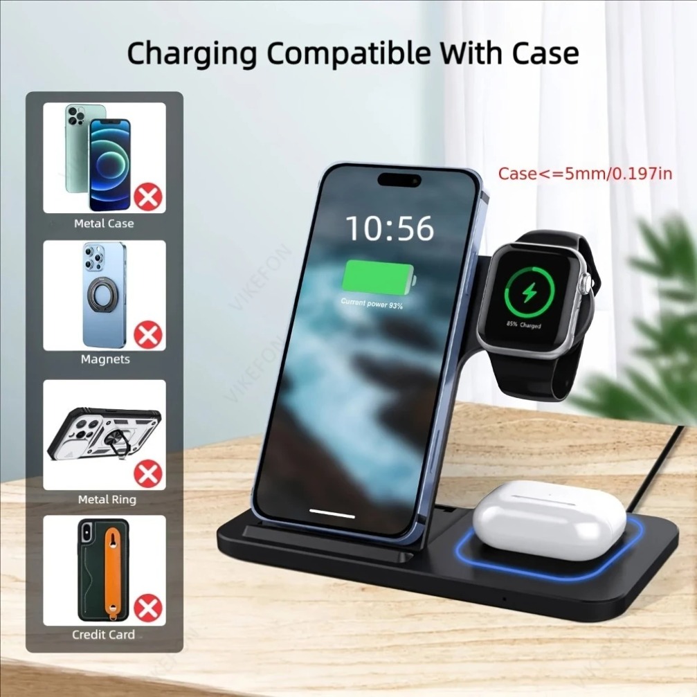 Stasiun Pengisian Daya Nirkabe - Smartwatch Watches For Iphone ulasan dan harga