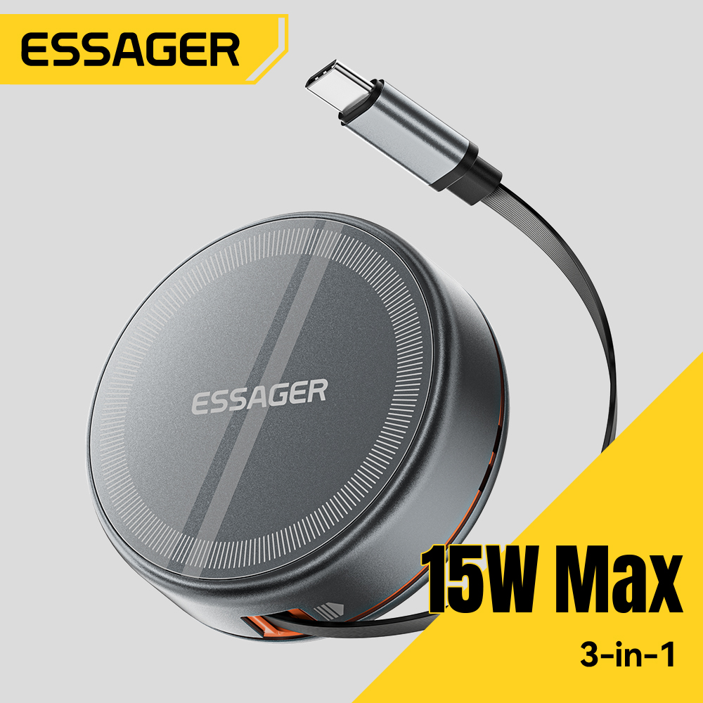 Essager Pengisi Daya Nirkabel  - Smartwatch Watches For Iphone ulasan dan harga