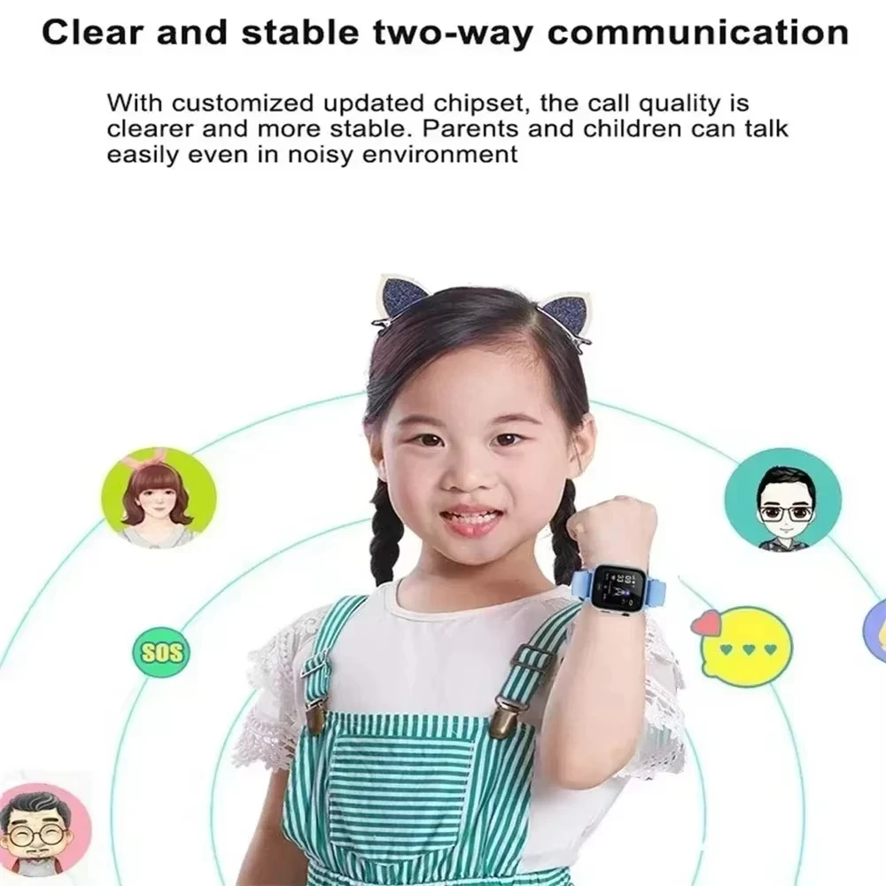 Jam Tangan Pintar Lenovo 2027  - Smartwatch Watches For Kid Boy With Gps ulasan dan harga