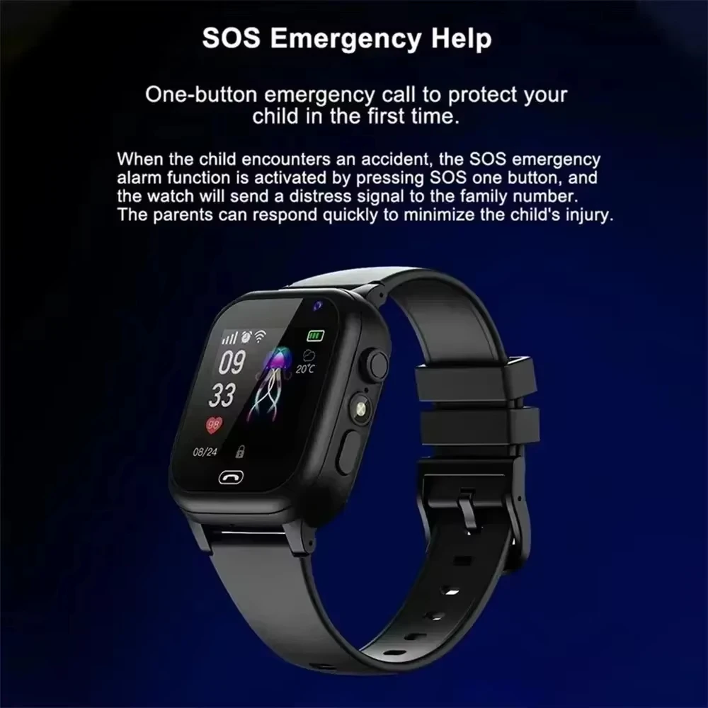 Jam Tangan Pintar Lenovo 2027  - Smartwatch Watches For Kid Boy With Gps ulasan dan harga