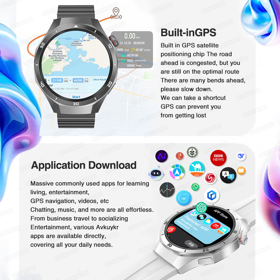 Jam Tangan Pintar 2026 New Wat - Smartwatch Watches For Men With Gps ulasan dan harga