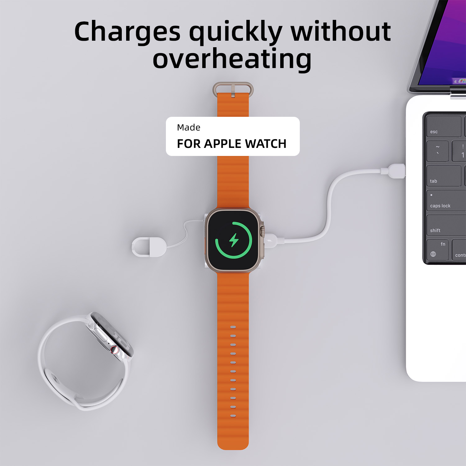 Bonola Pengisi Daya Nirkabel J - Smartwatch Watches For Iphone ulasan dan harga