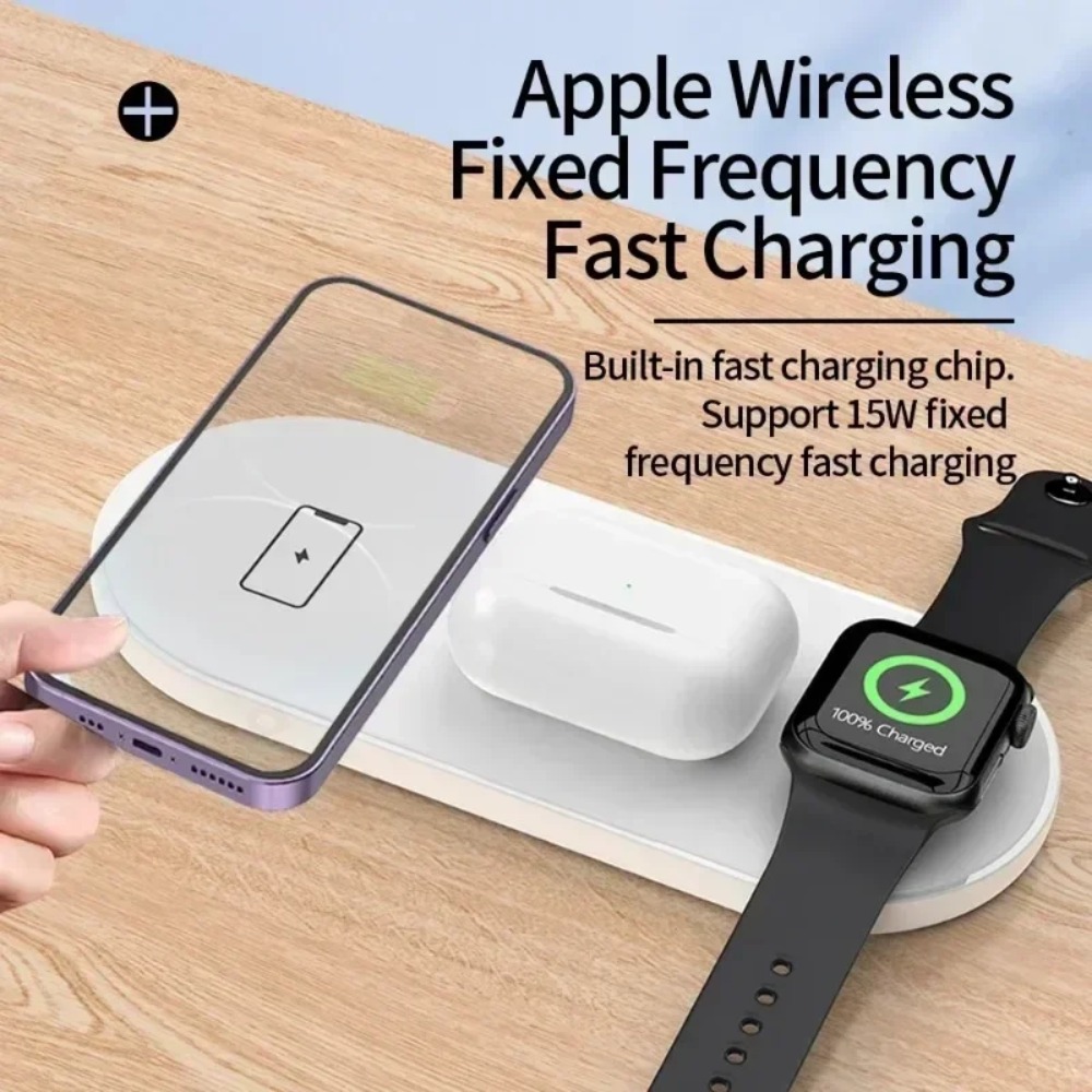 Alas Pengisi Daya Nirkabel 3-i - Smartwatch Watches For Iphone ulasan dan harga