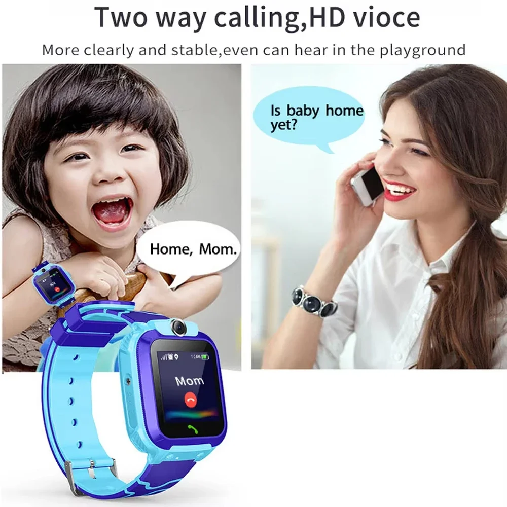 XIAOMI Q12 jam tangan pintar a - Smartwatch Watches For Kid Boy With Gps ulasan dan harga
