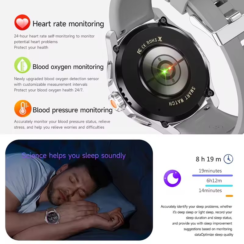 GUHUAVMI Jam Tangan Pintar NFC - Smartwatch Watches Brands For Men ulasan dan harga
