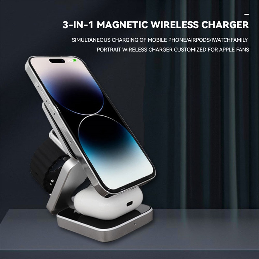 Stasiun pengisi daya magnet ma - Smartwatch Watches For Iphone ulasan dan harga