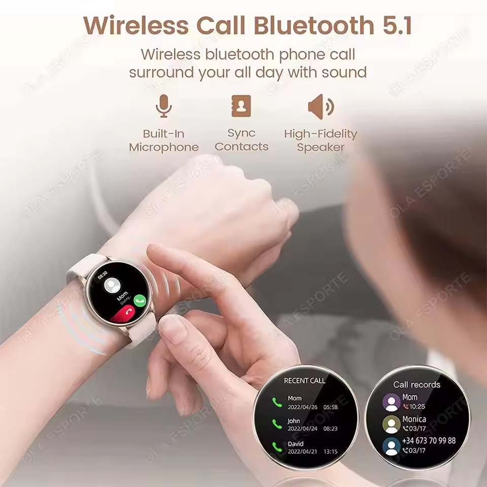 Jam Tangan Pintar 1.77 Inci La - Smartwatch Health Watches For Women ulasan dan harga